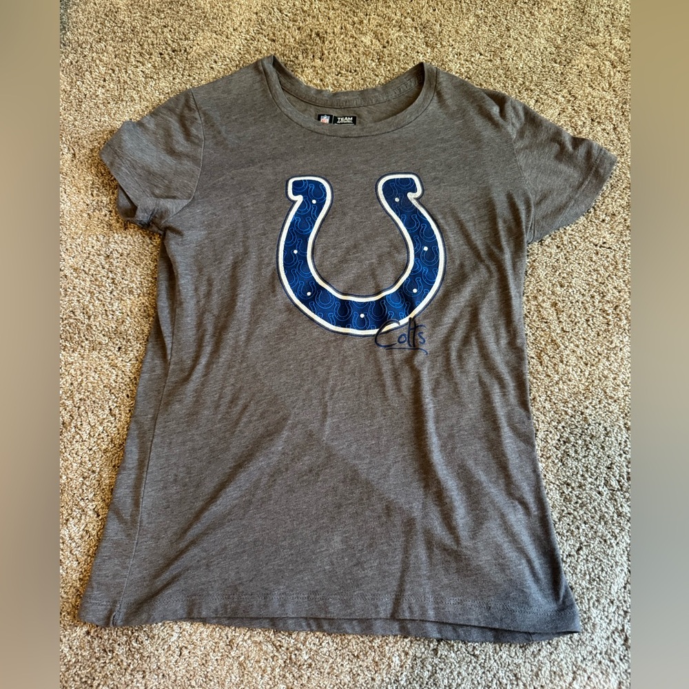NFL Colt’s Women's Gray Team Apparel T-Shirt